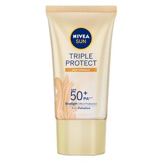 NIVEA Sun Protetor Solar Facial Tripla Proteção Antissinais Fps 50 - 40ml Menor preço em NIVEA Sun Protetor Solar Facial Tripla Proteção Antissinais Fps 50 - 40ml