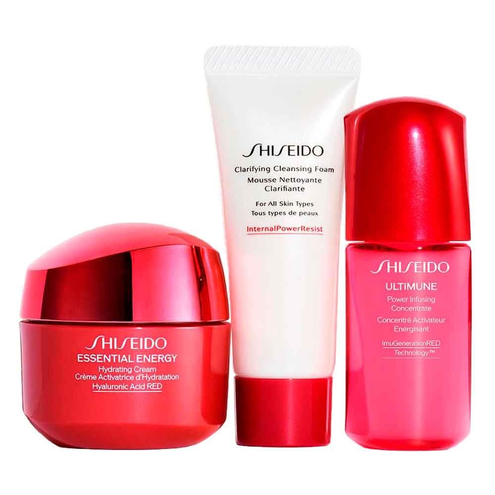 SHISEIDO ULTIMUNE エッセンシャルキット Kit Shiseido Deep Hydration Starter – Creme Facial Hidratante 30ml