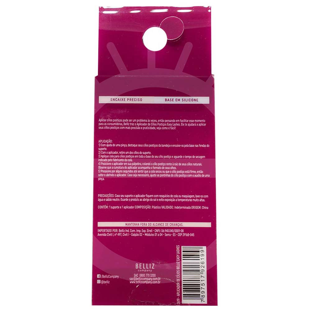 Aplicador de Cílios Postiços Belliz – Easy Lashes