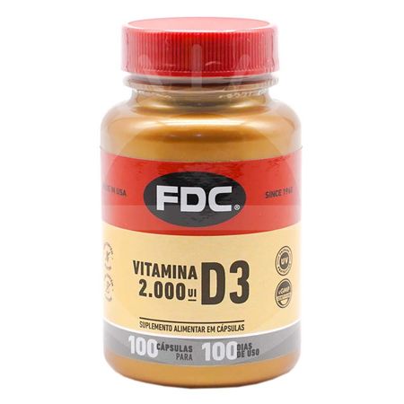 Vitamina D FDC  Vitamina D3 2000 UI - 100 Caps
