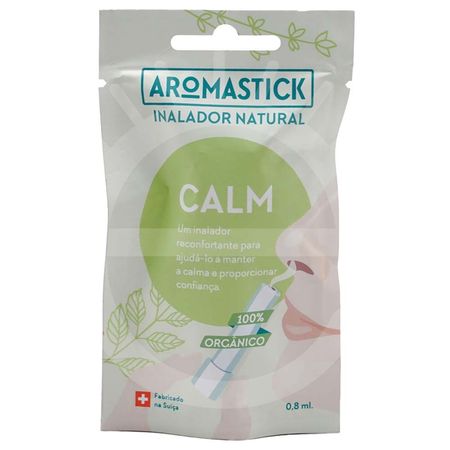 Inalador Nasal Orgânico AromaStick Calmante - nenhuma