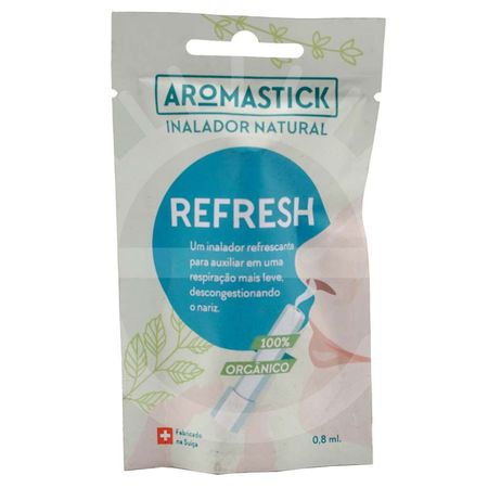 Inalador Nasal Orgânico AromaStick Refresh - nenhuma