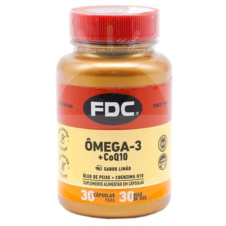 Suplemento Alimentar em Comprimidos FDC - Ômega 3 + Coenzima Q10 - nenhuma