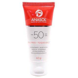 Protetor Solar Facial FPS 50 Anasol - 60g Menor preço em Protetor Solar Facial FPS 50 Anasol - 60g