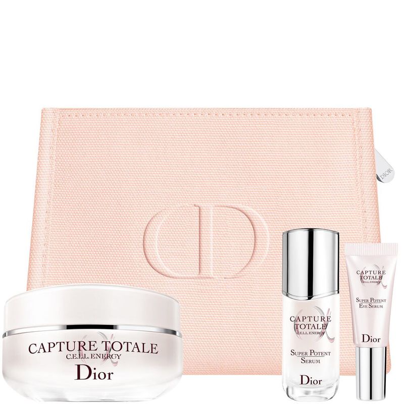 Coffret Capture Totale: 3 produtos de skincare em uma bolsa