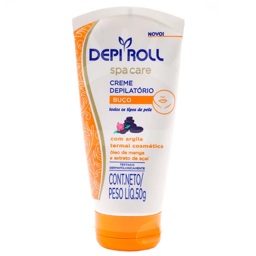 Creme Depilatório Buço DepiRoll Spa Care