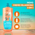 L’Oréal Paris Kit – Gel Creme Facial Antioleosidade Revitalift Hialurônico + Creme Milagroso 3 em 1 Elseve Cacho dos Sonhos Kit