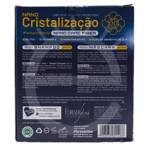 Máscara Nano Cristalização Capilar 500g - Forever Liss