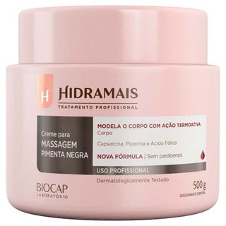 Creme Termoativado Hidramais - Pimenta Negra 500G