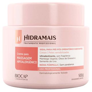 Hidratante Corporal Hidramais - Creme Hipoalergênico Gestante - 500g Menor preço em Hidratante Corporal Hidramais - Creme Hipoalergênico Gestante - 500g