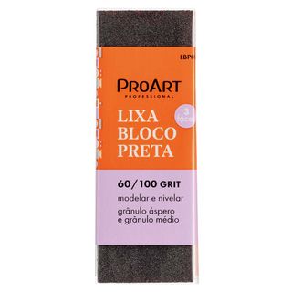 Lixa Proart Bloco Preta