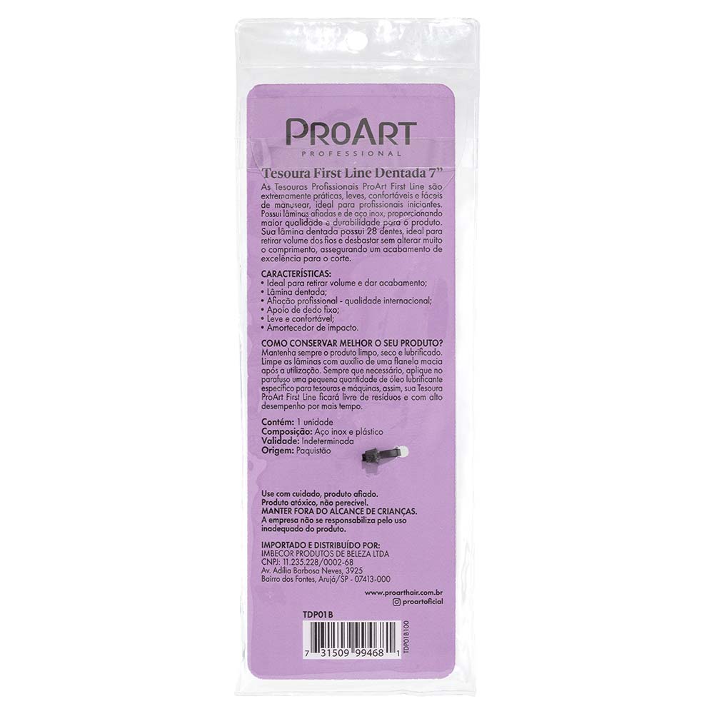 Tesouras Profissionais ProArt First Line Fio Laser 7