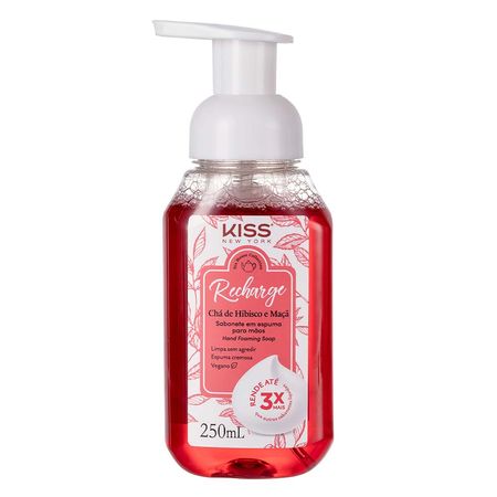 Sabonete-para-Mãos-Kiss-New-York---Chá-De-Hibisco-e-Maça-250ml--1