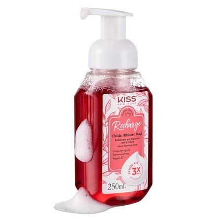 Sabonete-para-Mãos-Kiss-New-York---Chá-De-Hibisco-e-Maça-250ml--3