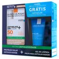 La Roche-Posay Kit – Protetor Solar Facial com Cor Anthelios Airlicium+ Fluido FPS50 40ml + Gel de Limpeza Facial Effaclar Concentrado 50g Kit