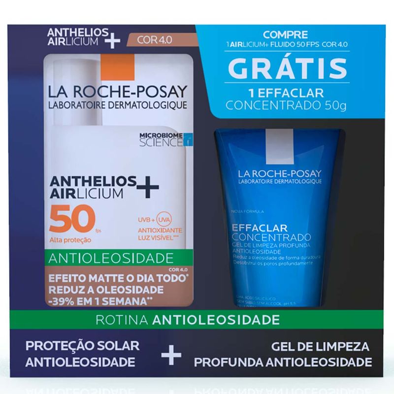 Kit La Roche-Posay – Protetor Solar Facial com Cor Anthelios Kit La Roche-Posay – Protetor Solar Facial com Cor Anthelios
