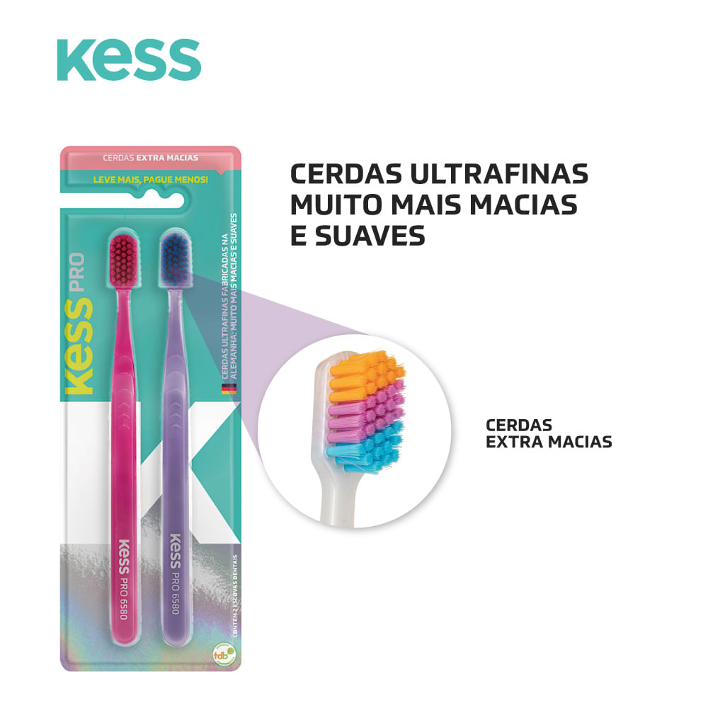 Kess Pro Kit Com Duas Escovas