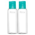 Kit de viagem Ricca com 2 Frascos Disk Top Kit