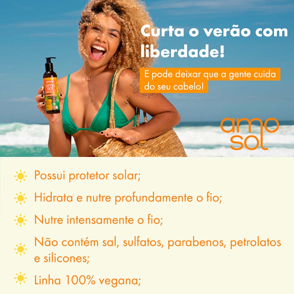 Encontraproduto.com.br - Leave-in Yenzah Amo Sol 240ml