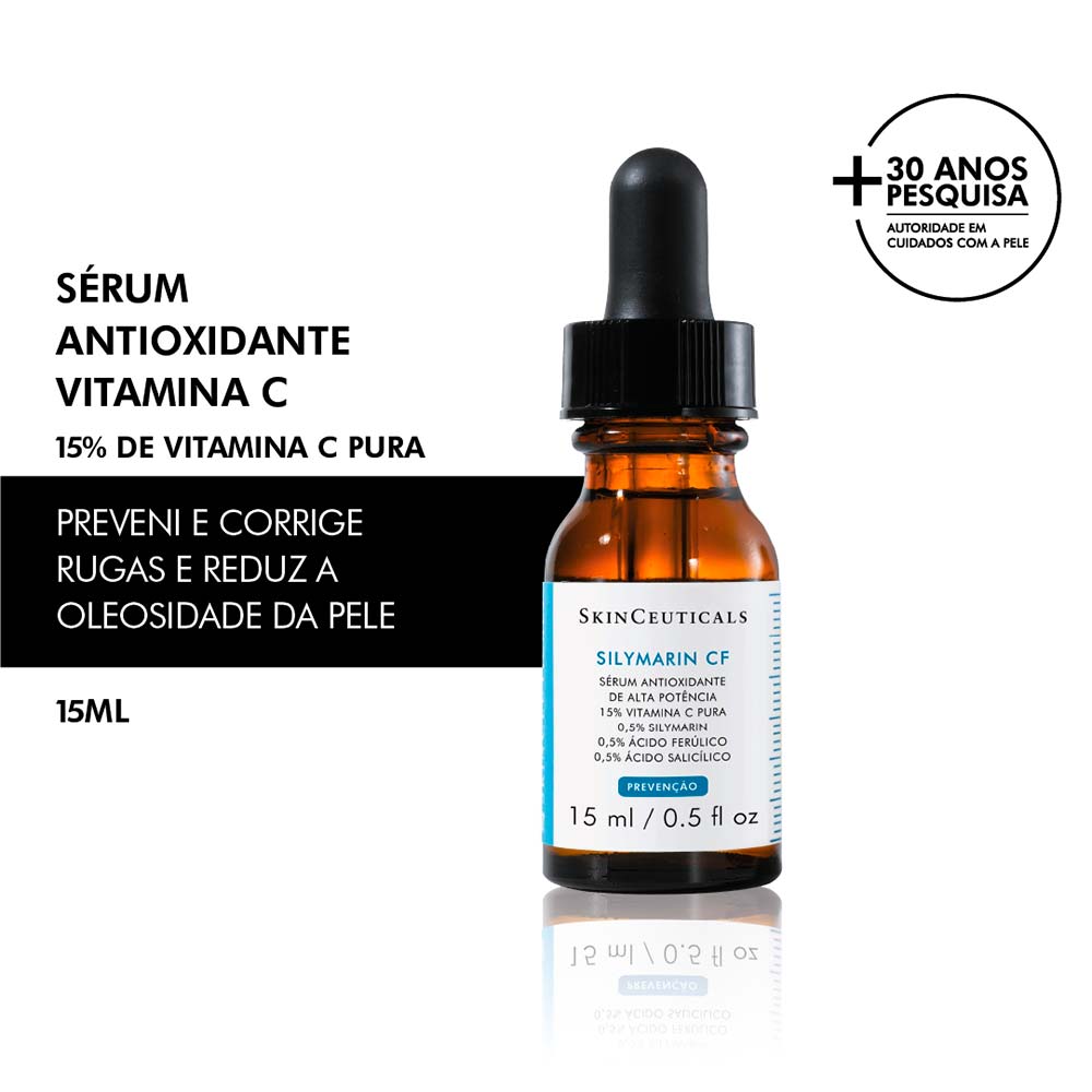 Sérum Skinceuticals Antioxidante e Antioleosidade Silymarin C F