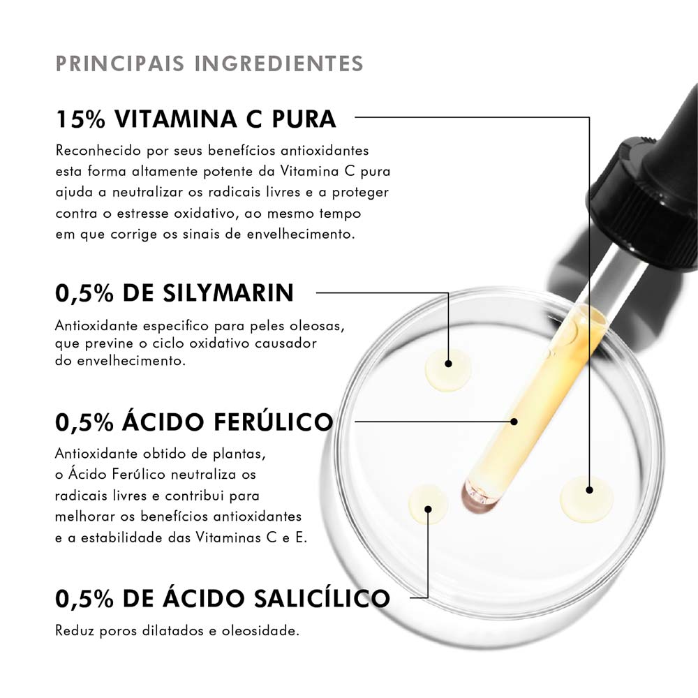 Sérum Skinceuticals Antioxidante e Antioleosidade Silymarin C F