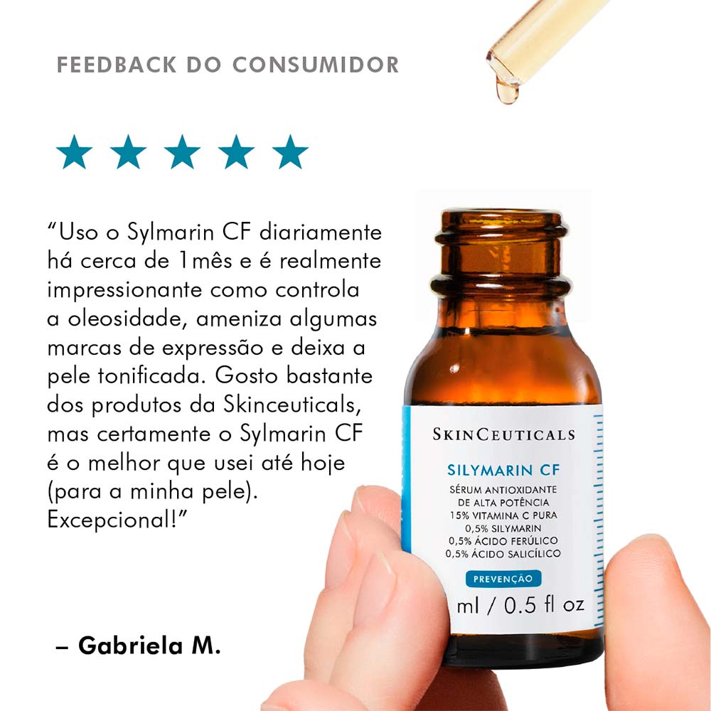 Sérum Skinceuticals Antioxidante e Antioleosidade Silymarin C F