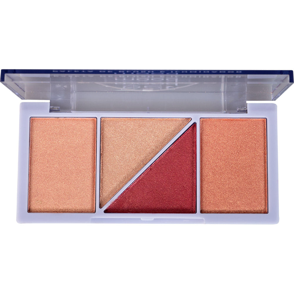 Paleta Multifuncional Ruby Rose Blush e Iluminador Feels Mood - 1Un