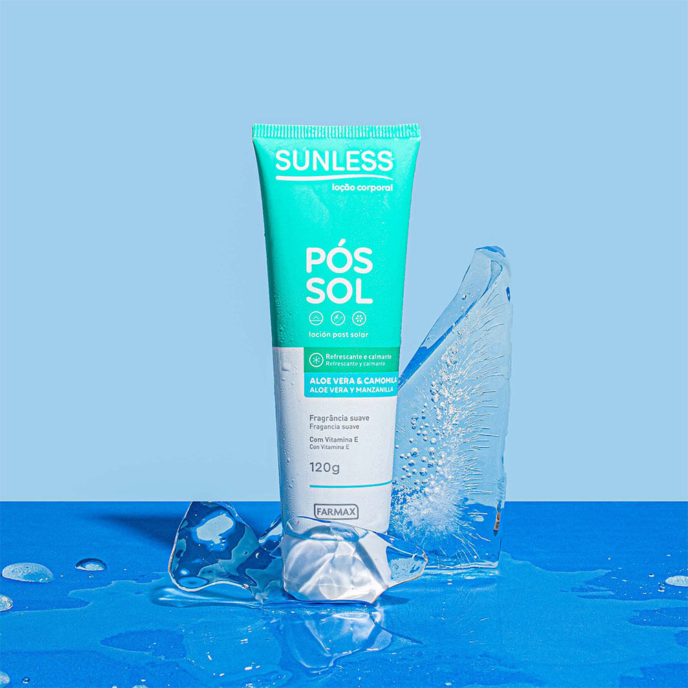 Loção Corporal Pós-Sol Sunless - Aloe Vera e Camomila