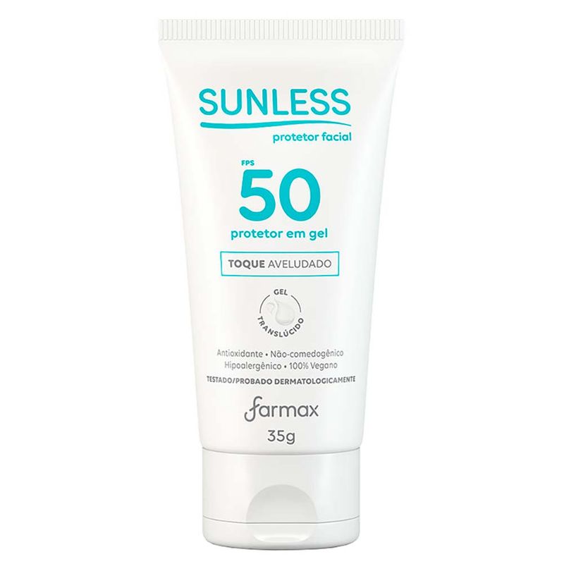 Protetor Facial em Gel Sunless – Translúcido - 35g