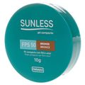 Pó Compacto Com Filtro Solar Sunless Fps50 Bronze