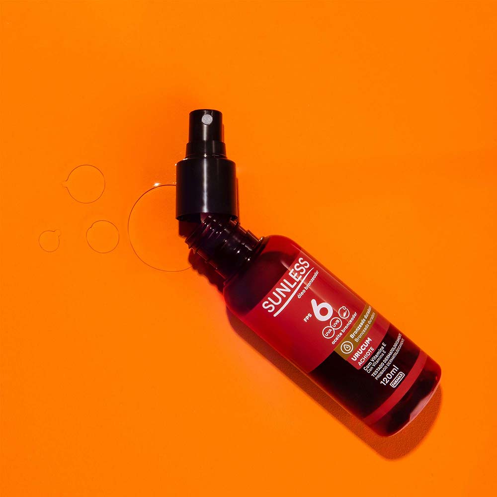 Óleo Bronzeador FPS 6 Sunless - Urucum