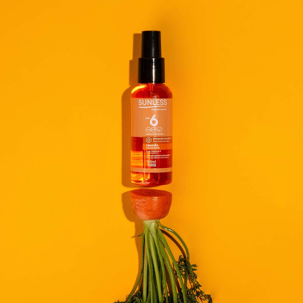 Óleo Bronzeador Sunless FPS 6- Cenoura