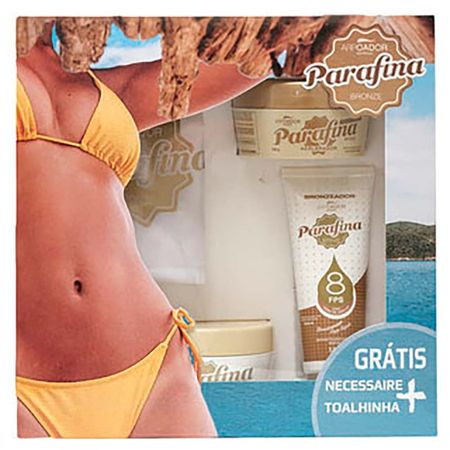 Parafina-Bronze-Kit-–-Acelerador-de-Bronzeado-Veloster-120g-+-Manteiga-Hidratante-120g-+-Bronzeador-FPS8-120g-+-Necessaire-+-Toalhinha-Kit--1