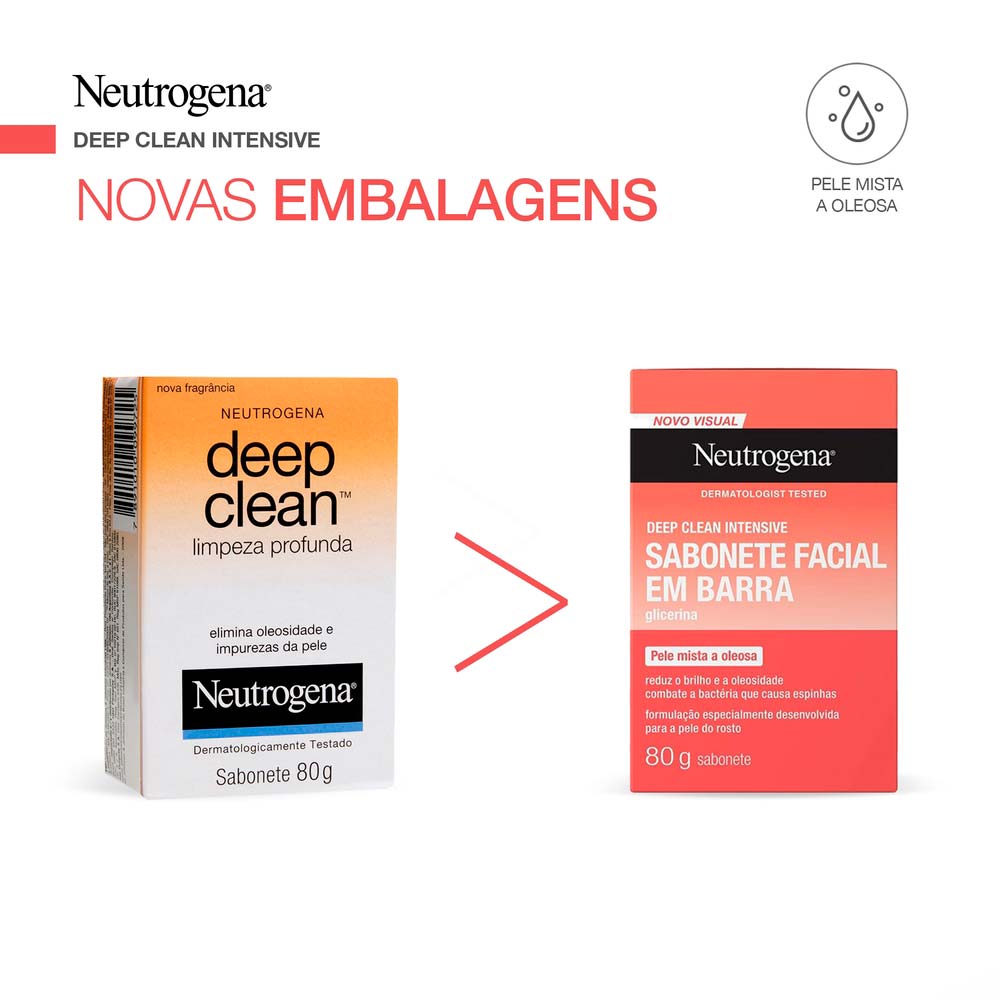 Sabonete Facial Neutrogena Deep Clean