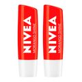 NIVEA Kit com 2 Unidades – Hidratante Labial Morango Shine 4,8g Kit