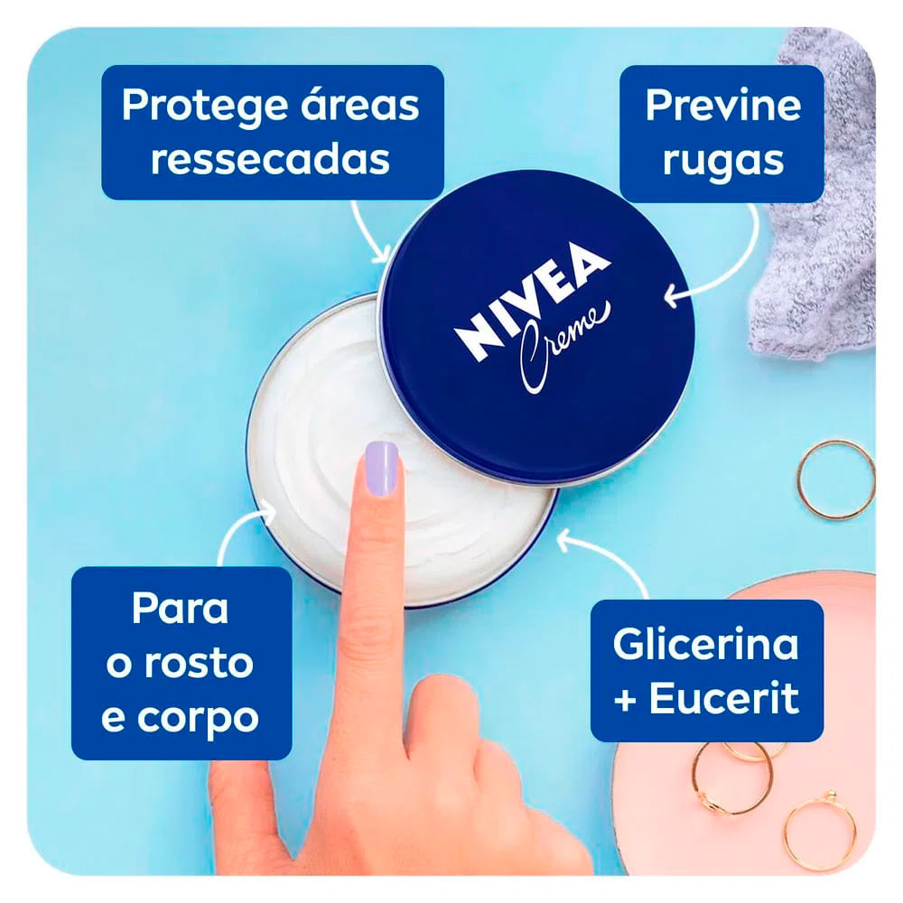 NIVEA Creme Lata Kit com 2 Unidades – Hidratante NIVEA 56g