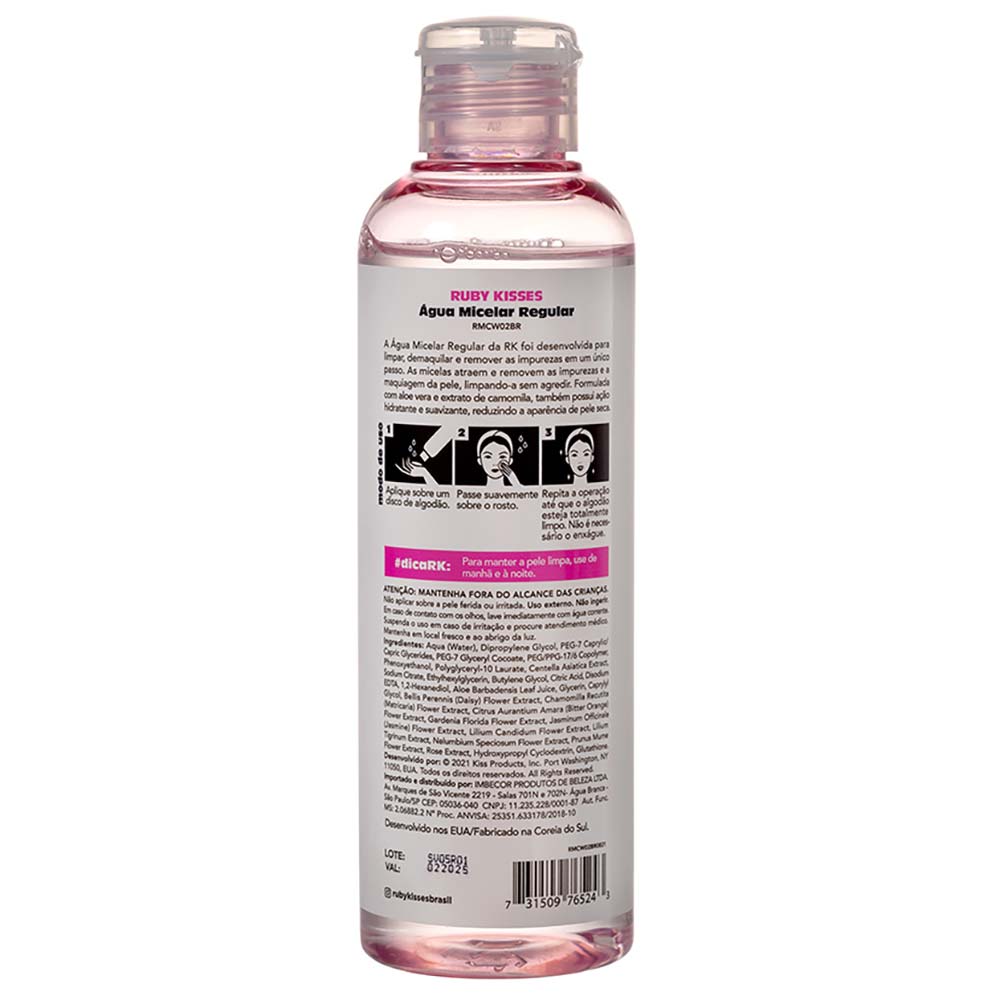 Água Micelar Regular - Ruby Kisses
