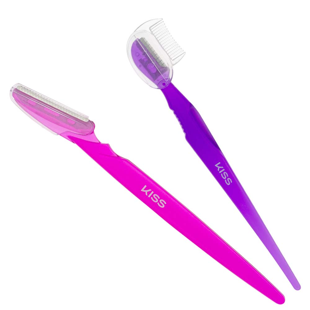 Kiss NY Combo Multi-Formatos Kit – Navalha Lâmina Curta + Lâmina Longa