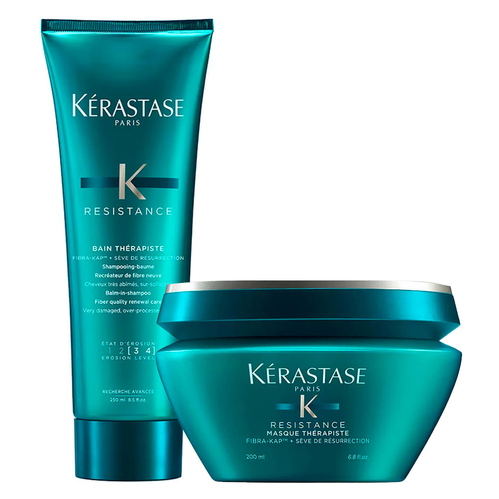 Kérastase Résistance Therapiste Kit - Shampoo + Máscara