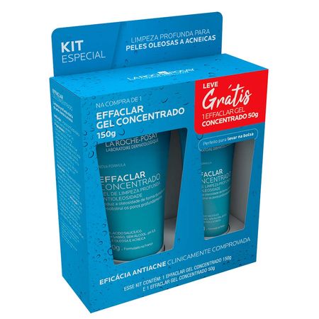 La-Roche-Posay-Kit-–-Gel-de-Limpeza-Facial-Effaclar-Concentrado-150g-+-50g-Kit--2