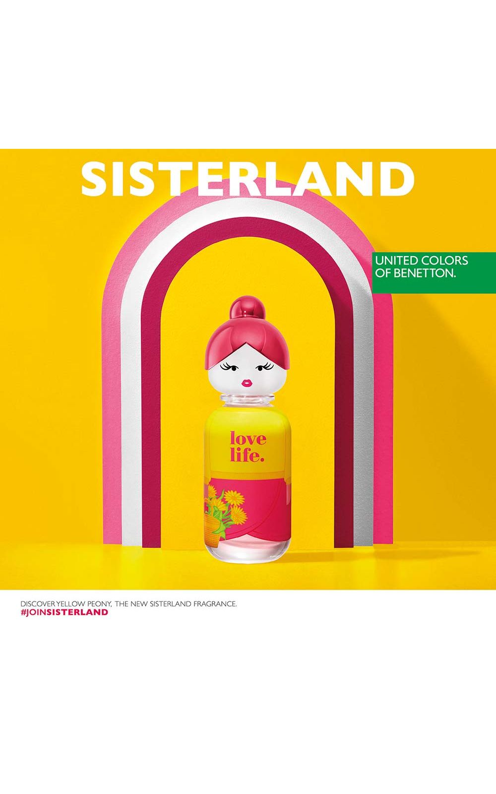 Sisterland Yelllow Peony Benetton - Perfume Feminino - Eau de