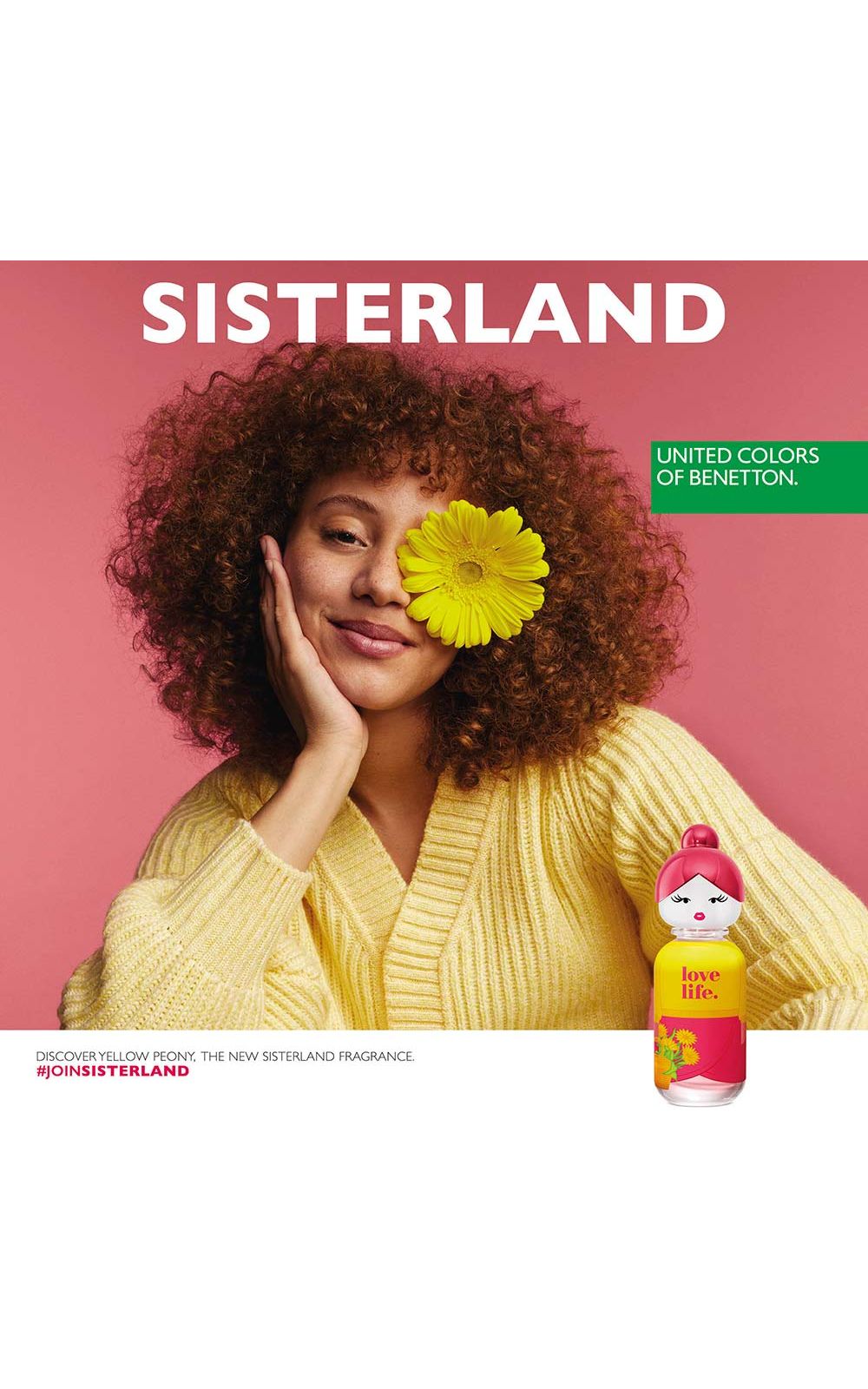 Sisterland United Colors Of Benetton Yellow Peony 80ml - Perfume