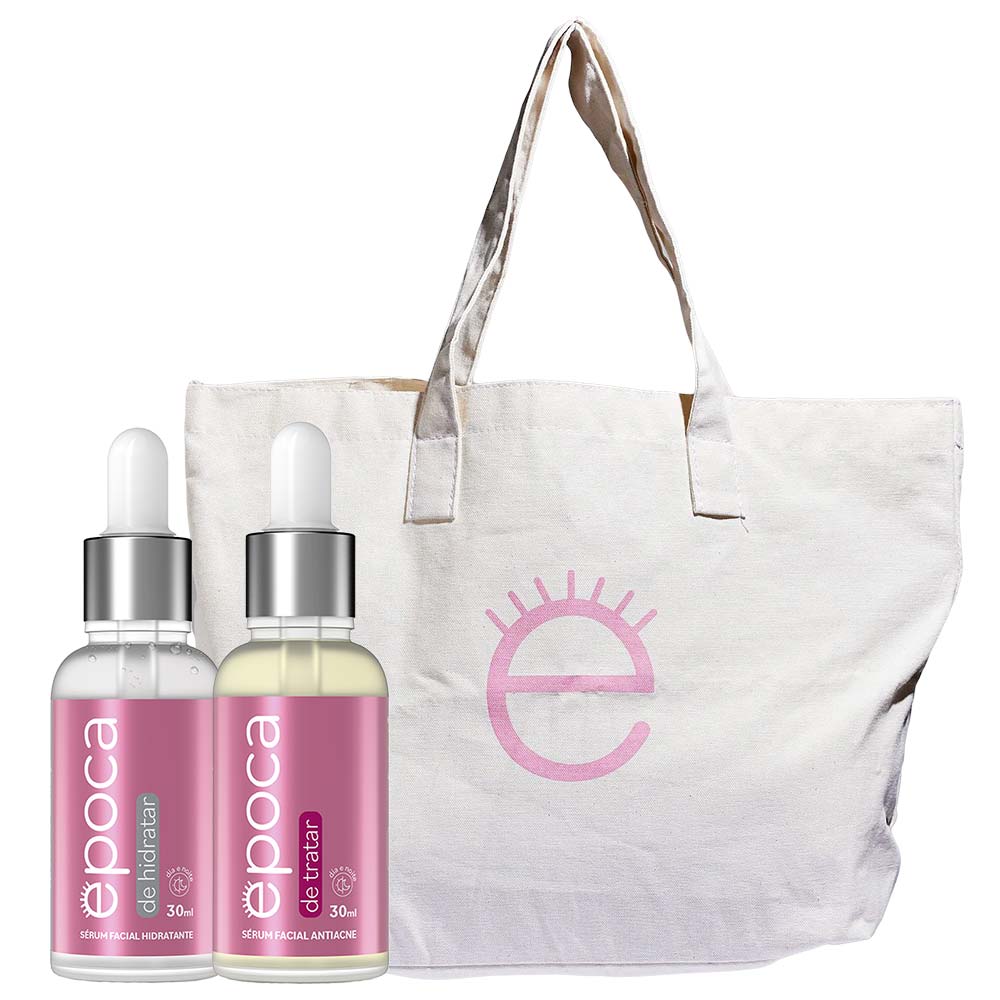Época by Dermage Kit – Época de Hidratar 30ml + Época de Tratar 30ml + Ecobag Época Cosméticos