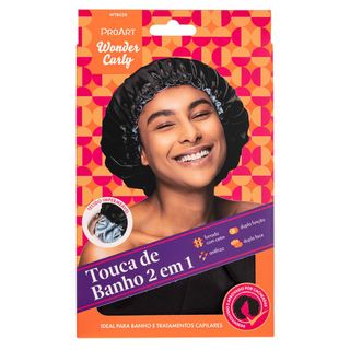 Touca de Banho Proart Prime 2 em 1 Wonder Curly