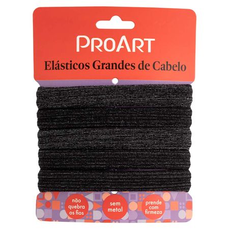 Elásticos-de-Cabelo-Sem-Metal-Proart-Grande-Preto-5-Un--2