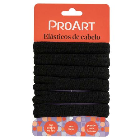 Elásticos-de-Cabelo-Sem-Metal-Proart-Preto-6Un--2