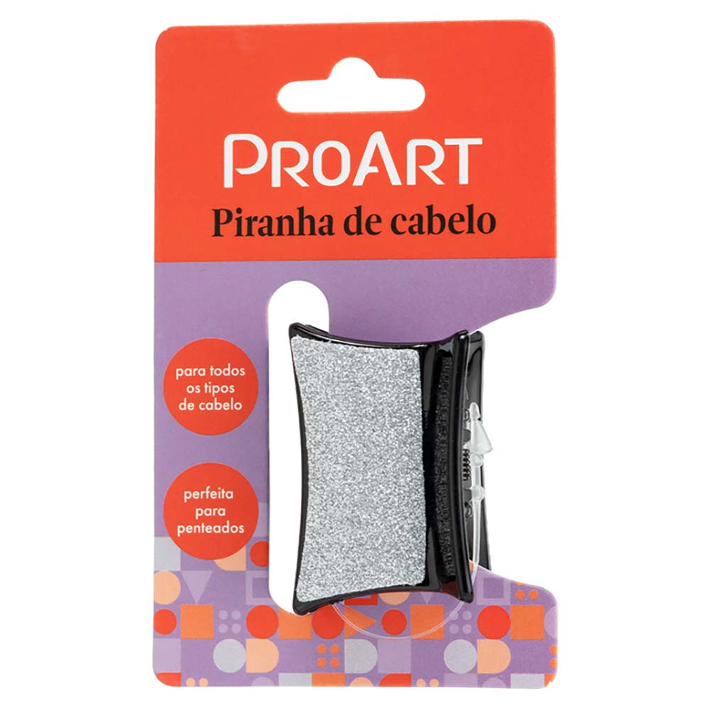 Presilha Proart Com Brilho Prata