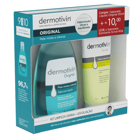 Dermotivin-Kit-–-Sabonete-Líquido-–-Pele-Mista-a-Oleosa-120ml-+-Sabonete-Esfoliante-60g-Kit--2