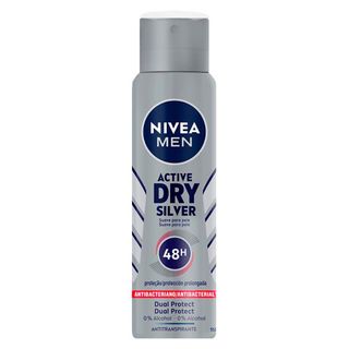 Desodorante Aerosol Masculino NIVEA MEN - Silver Protect - 150ml Menor preço em Desodorante Aerosol Masculino NIVEA MEN - Silver Protect - 150ml