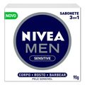 NIVEA MEN Sabonete em Barra Sensitive 3 em 1 90g